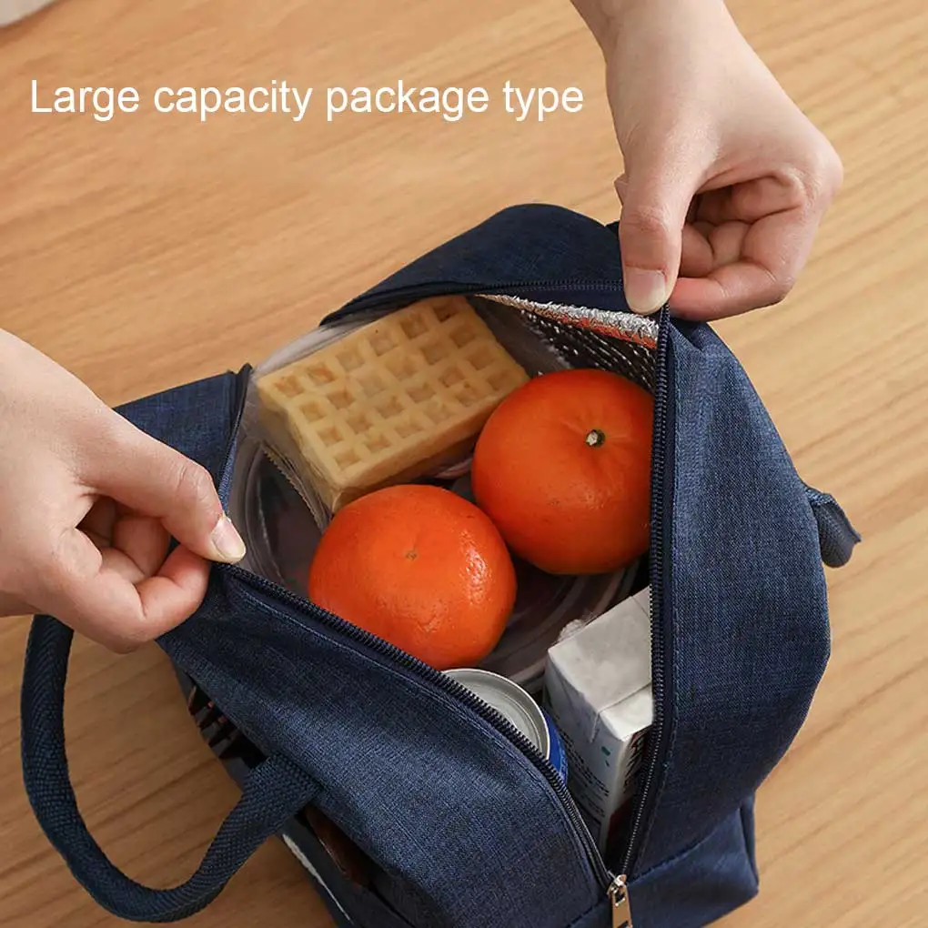 Lunch Bag Aluminum Foil Picnic Container Outdoor Accessories Keep Cold Thickened Design Cooler Pouch Waterproof Cooling Box