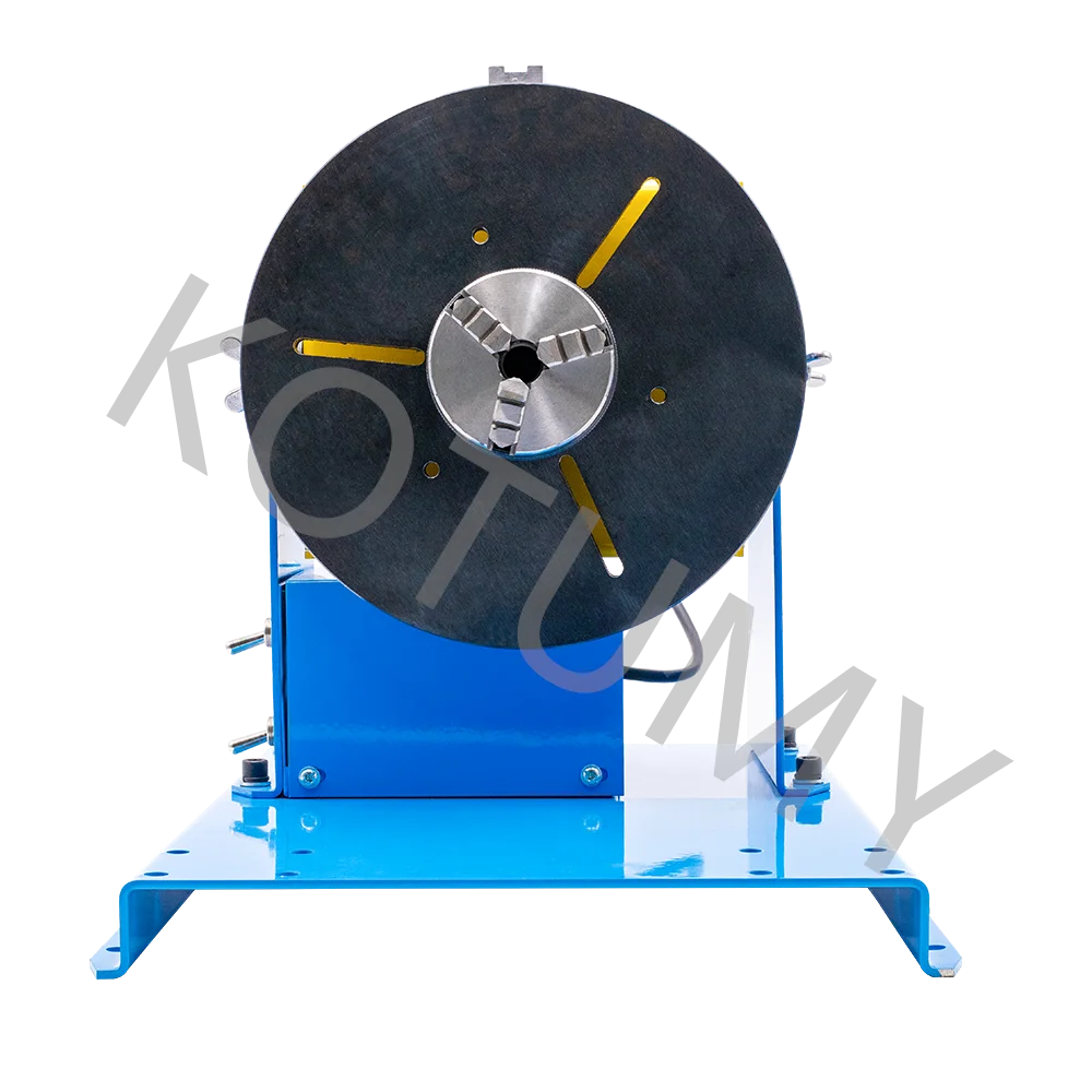 110/220V HD-10 Mini Semi-automatic Welding Positioners Welding Turntable Rotary Welding Table Rotator with K01-65 Chuck