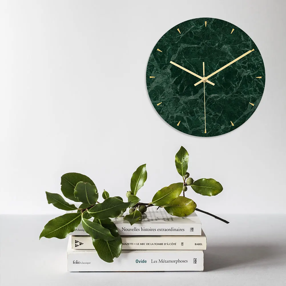 

marble wall clock acrylic wall clock round marble wall clock wall clock for home marble clock