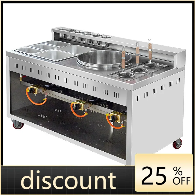 

LMM electric heating commercial multifunctional cattle car electric heating stainless steel gas Malatang