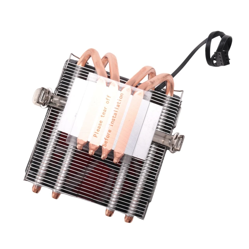 Cooling Fan RGB LED CPU Cooler Heatsink With 4 Heatpipe 2 Copper Pipe Support LGA 2011 775 771 1366 1155 1156