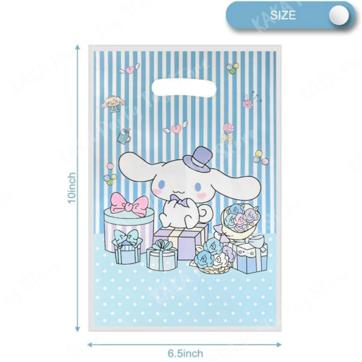 Cinnamoroll Party Candy Gift Bags Cartoon Cinnamoro Dog Packing Bag Loot Bag Kids Girls Birthday Decoration Supplies Baby Shower