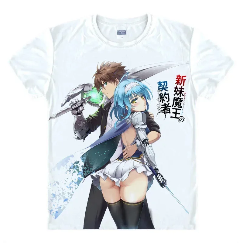 

qq 123Coolprint Аниме Рубашка The Testament of Sister New Devil T- Мульти-стиль с коротким рукавом Mio Naruse Косплей Рубашки в стиле хитай