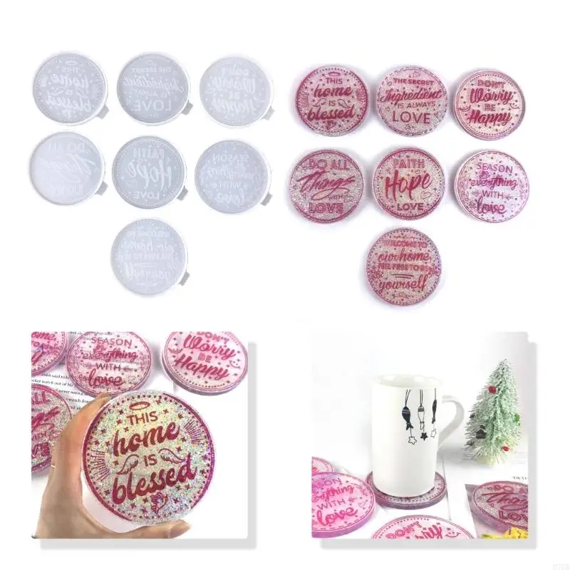 M76B 7PCS -Placemat Formen DIY Formen