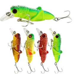 Bionic Locust Hard Bait for Freshwater Fishing Catch Perch with this Floating Minnow Grasshopper Fishing Lure Lifelike Movement