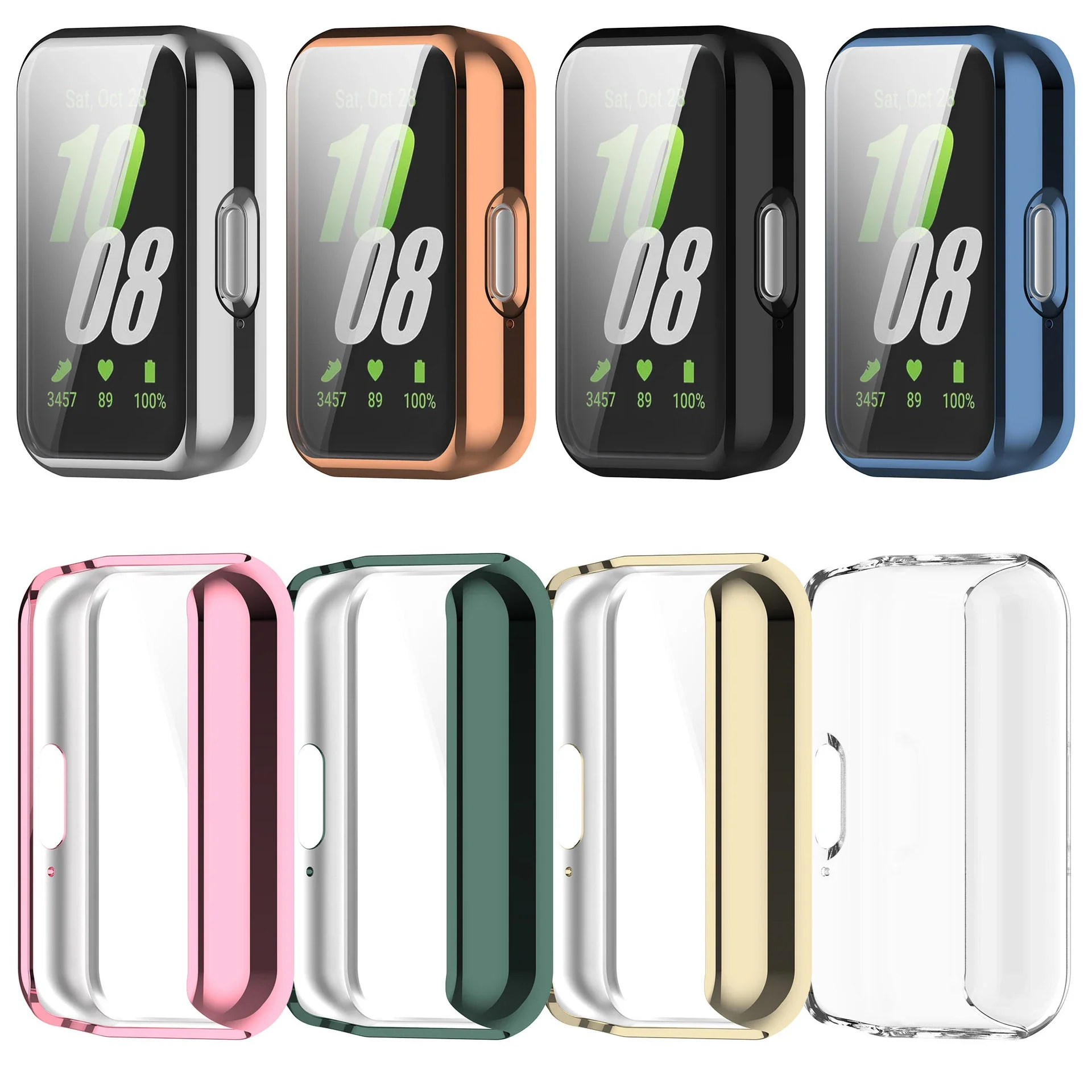 Miękkie etui z TPU do Samsung Galaxy Fit 3 sportowe akcesoria smartwatch do Samsung Fit 3