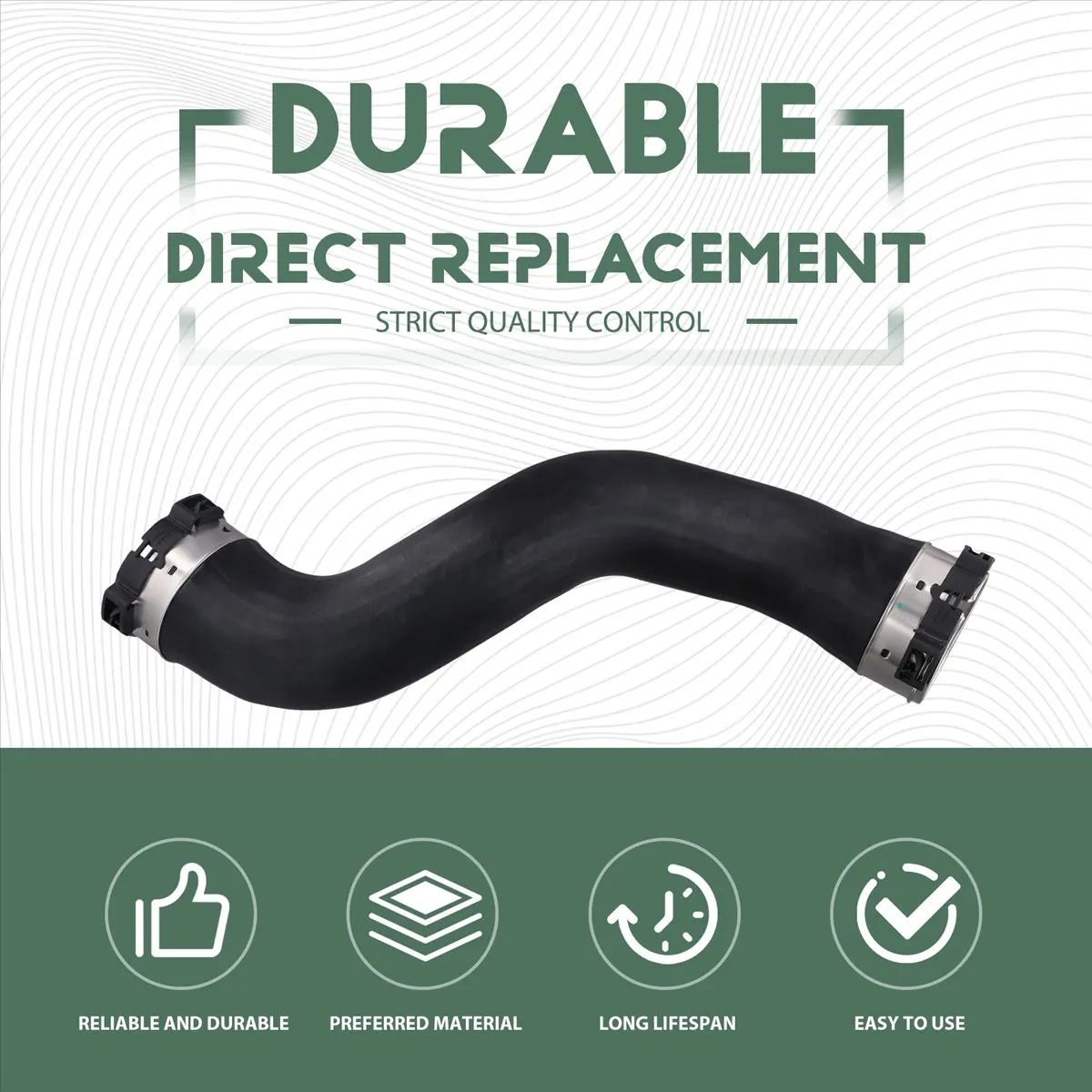 73w-black-car-charge-air-hose-intercooler-hose-pipe-for-mercedes-benzautomotive-parts-accessories