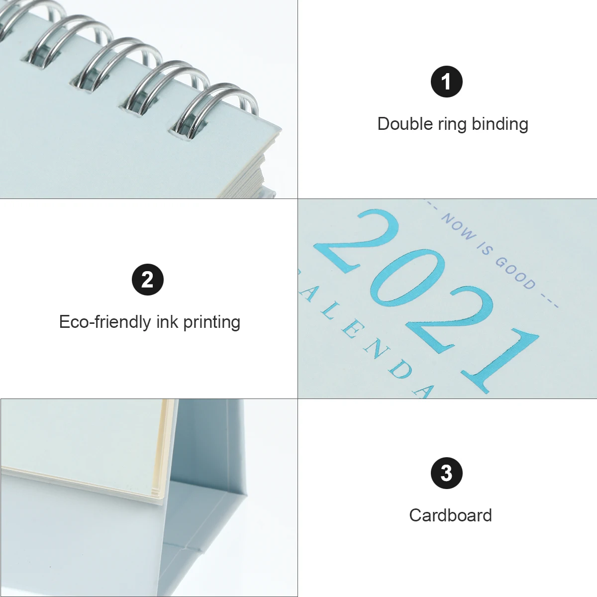 

Сплошной цвет, настольный бумажный календарь 2021, портативный ежедневный планировщик, настольный календарь, большое сетчатое пространство для заметок, учебы, офиса