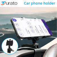 Automobile Holder Car Phone Holder ABS Mobile Phone Sun Visor Holder Auto Rear View Mirror Phone Support 360 Degree Accessories