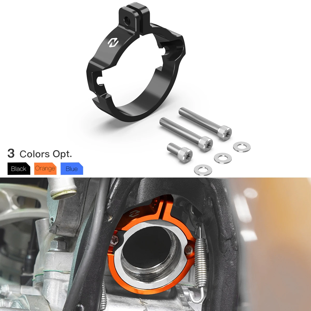 

For KTM 2024 EXC300 EXC XCW 300 250 Motorcycle Exhaust Flange Clamp Guard For Husqvarna TE300 TE250 TX300 GasGas EC300 EC MC EX