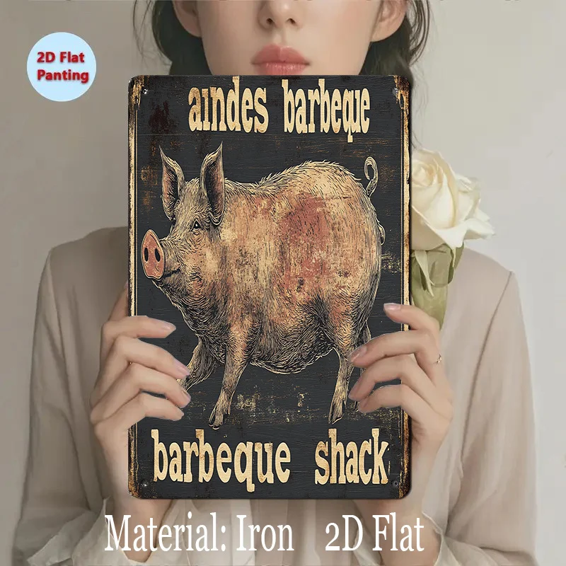 Vintage Style Pig Design 