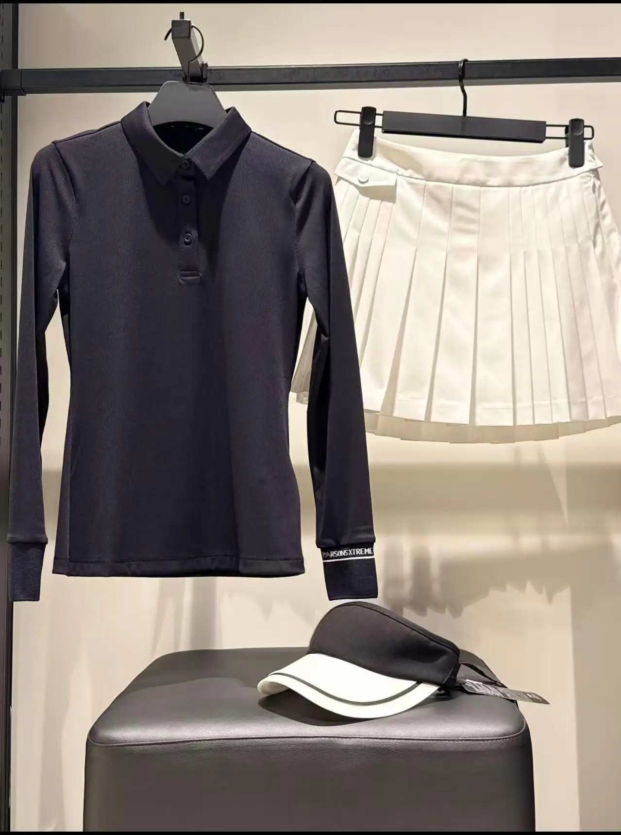 Women Outdoor Golf Sports Skort Early Autumn New A-Line Pleated Short Skirt Ladies Golf Wear