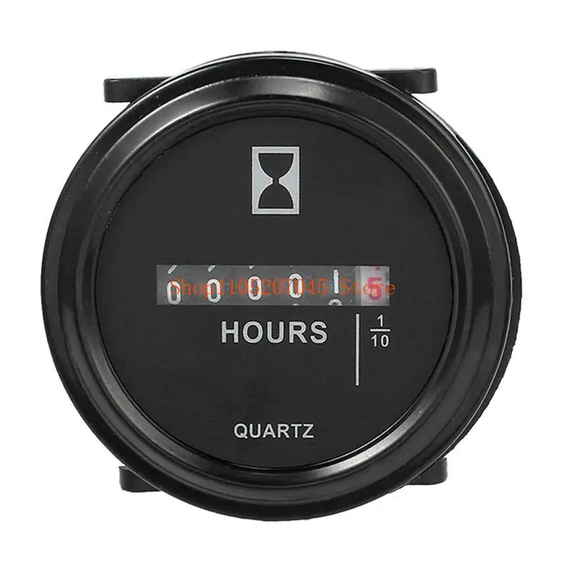 

37cd 6-80V Hour Meter for Marine Boat Engine 2" Round Gauge