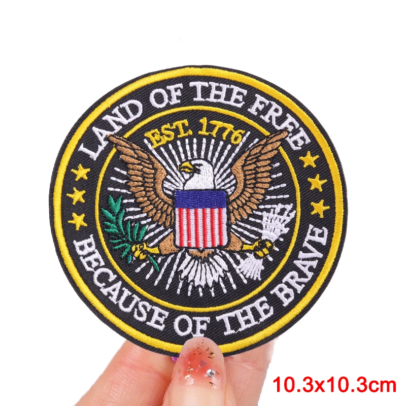 USA 250th Anniversary Embroidered Patch America 1776-2026 Independence Liberty Day Patches Iron On Patches For Clothes Hat Patch