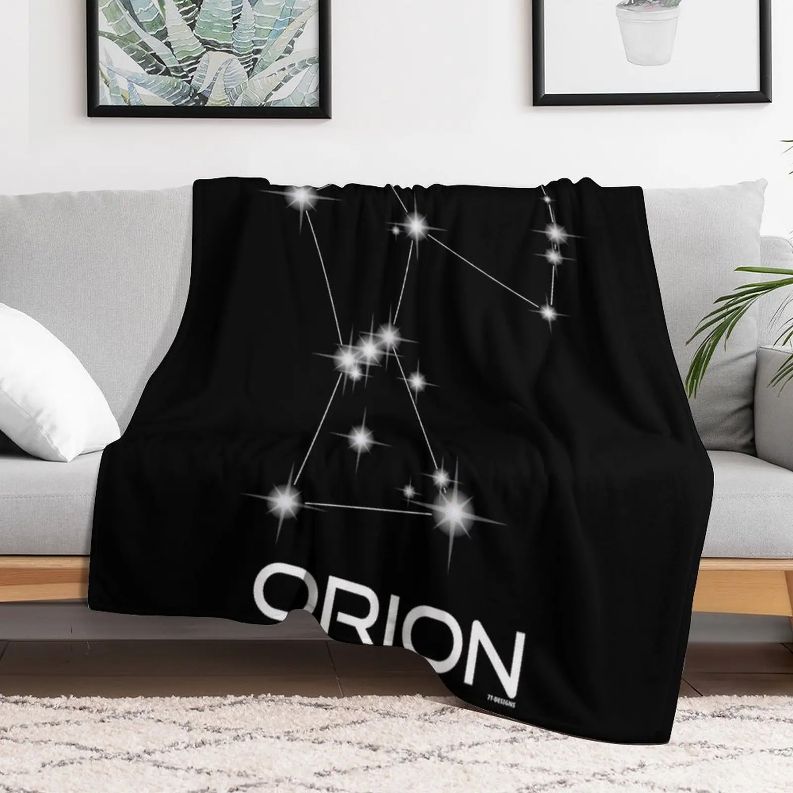 Star Constellation Orion Astronomy Throw Blanket Bed covers Bed linens For Sofa Thin Blankets