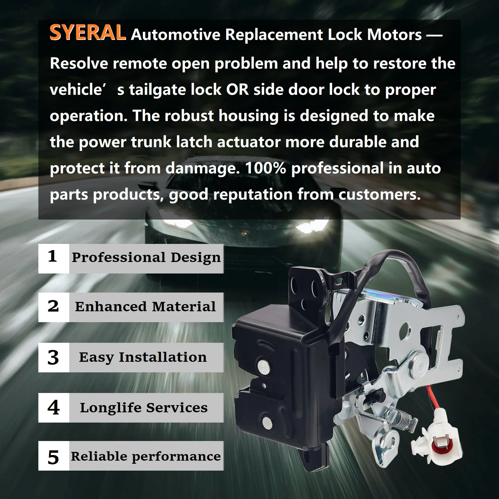 مشغل الباب الخلفي/الباب الخلفي 931-861 (64680-0C010) لسيارة تويوتا سيكويا 2001-2007