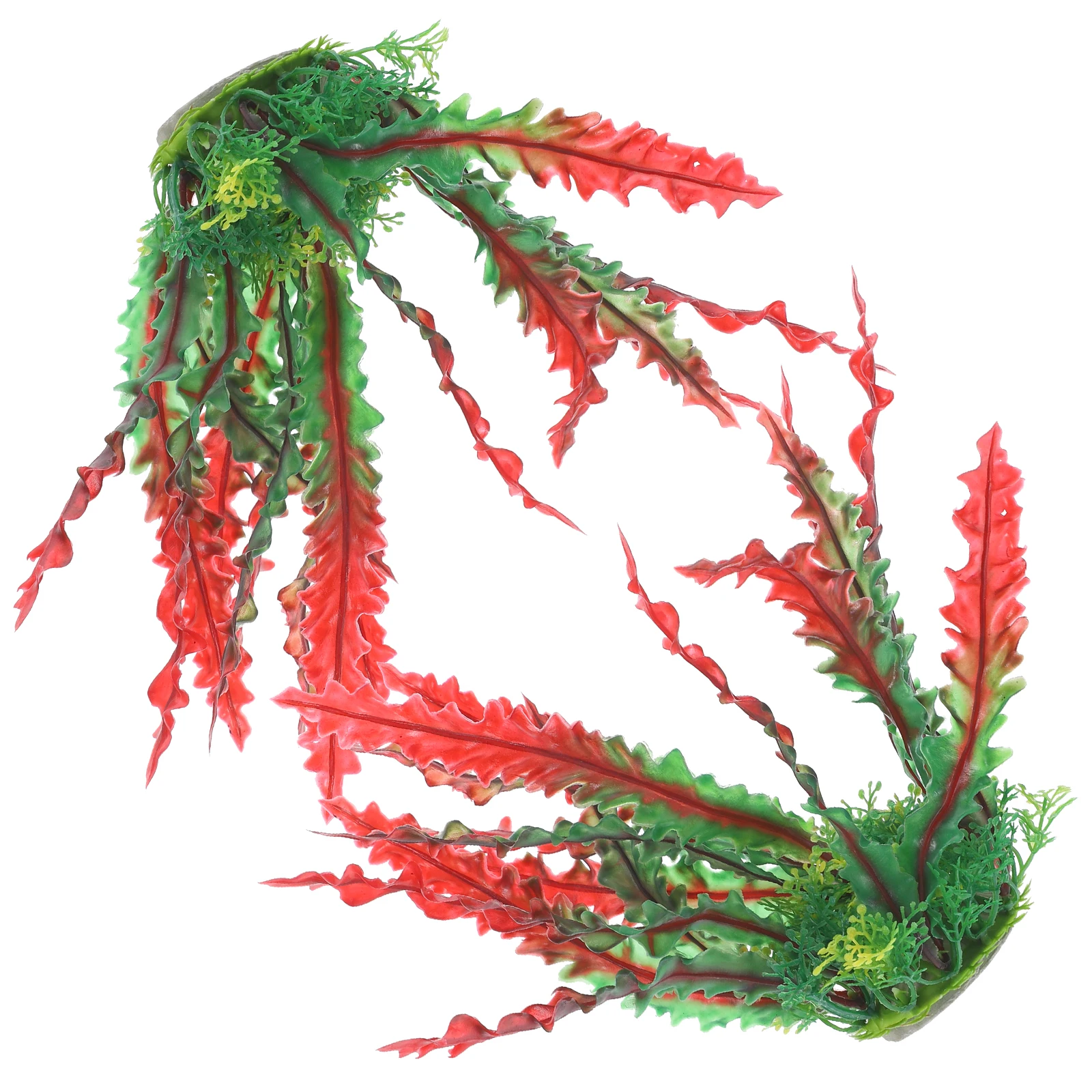 

2pcs Water Grass Decor For Fish Tank Small Plants Premium Plastic Aquarium Decorations Silk Plants For Betta Fish Aquatic Plant