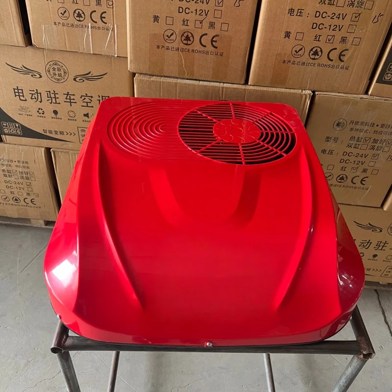 

Electric Heating and Cooling 12V 24V Aire Acondicionado Camion Car Truck Van Rooftop RV Tractor Cabin Air Conditioner