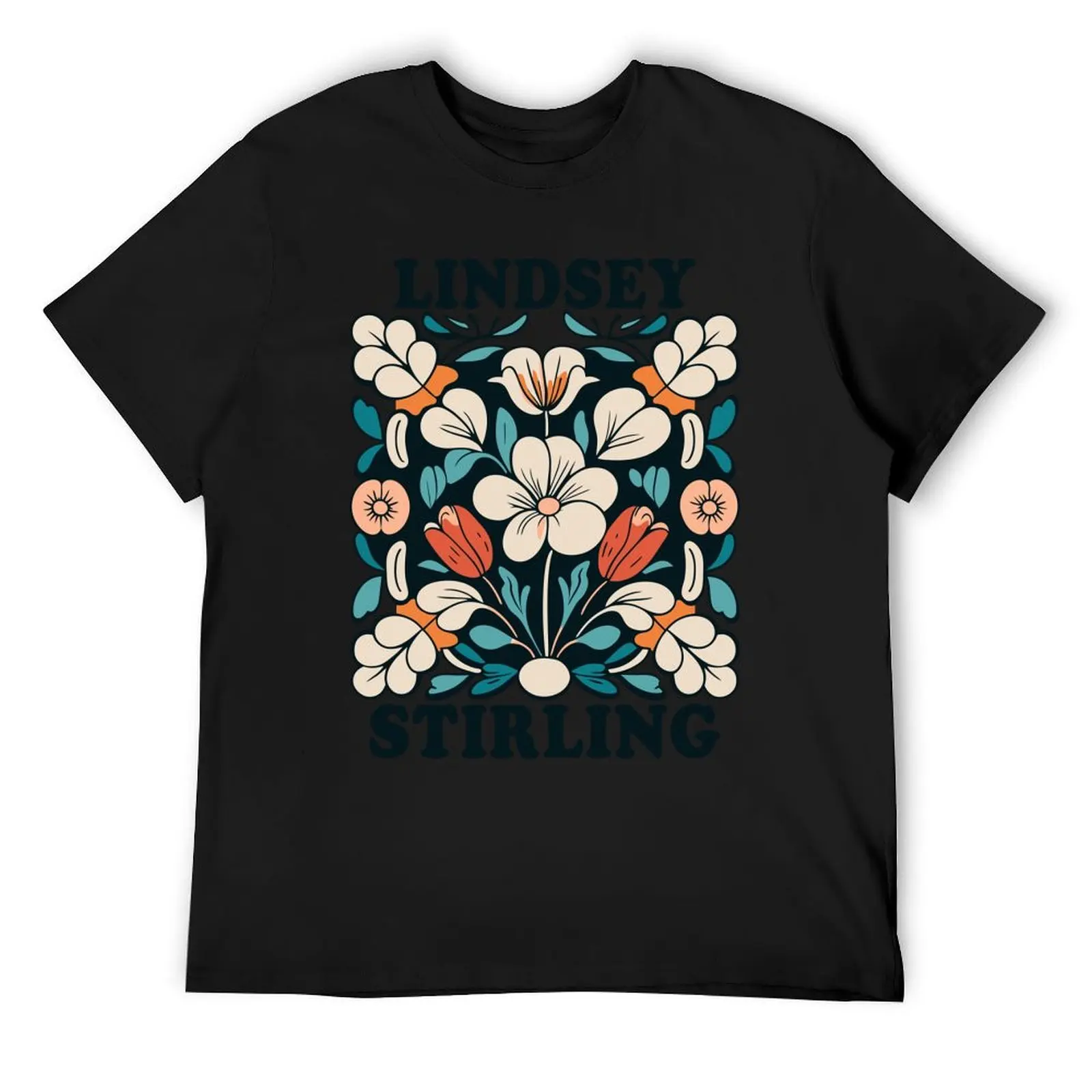 

Lindsey Stirling Merch Lindsey Stirling Flower T-Shirt cheap stuff summer clothes funny t shirts for men