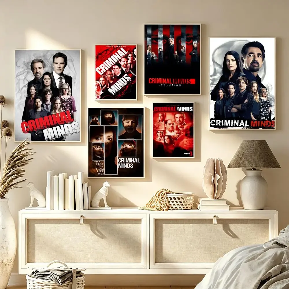 TV Drama C-Criminal Minds Painting Calligraphy Canvas Wall Art Print for Bedroom Living Room Cafe Office Home Decor Picture
