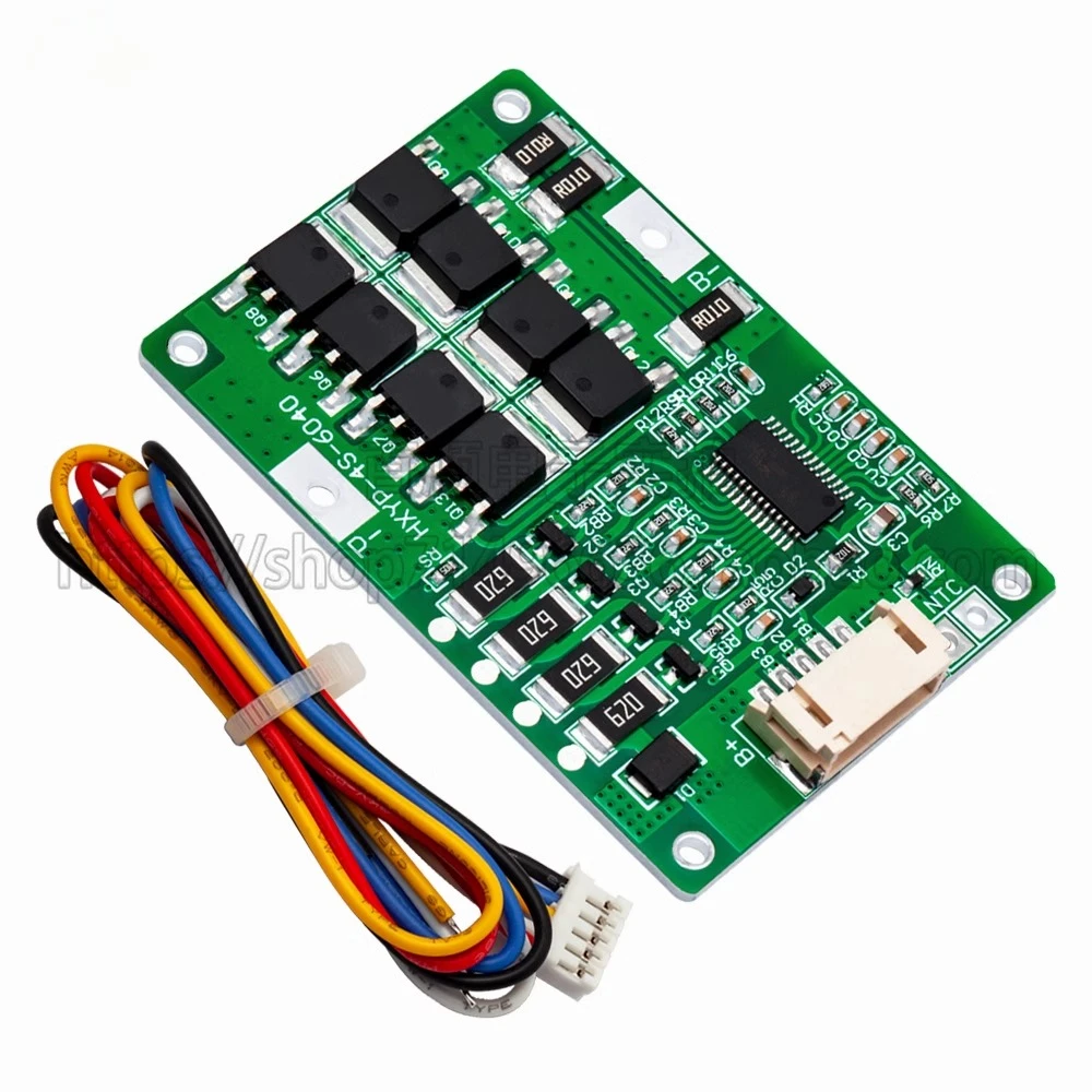

Battery Protection Board 4 Strings 32650 Balanced 12.8V Anti Overcharging 20A Lithium Iron Phosphate Battery Protection Board