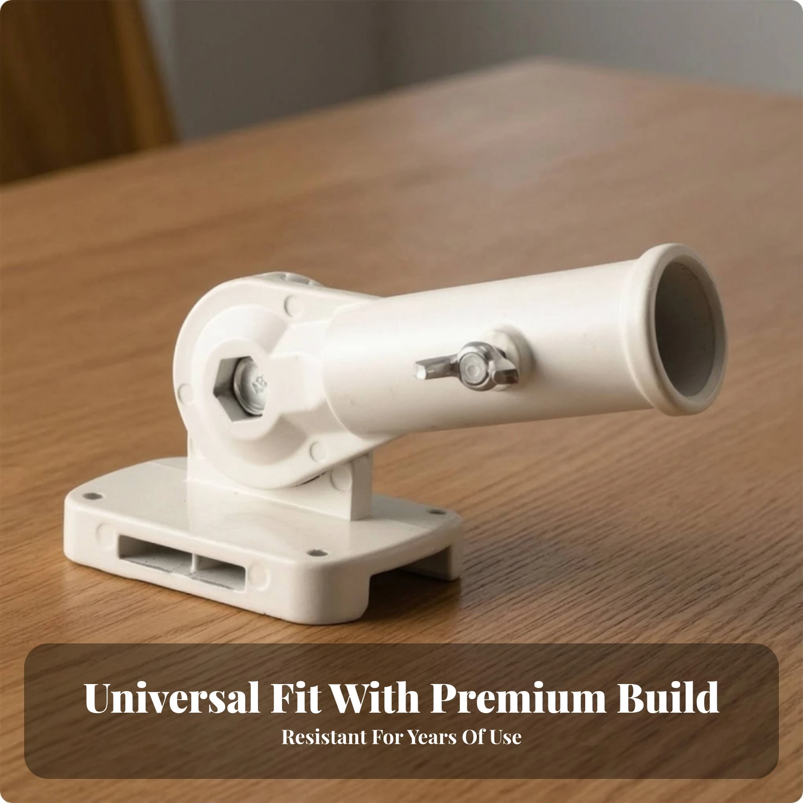 Hardware Rust-Resistant Flagpole Holder Flagpole Bracket Multi-Position for Homeowners, Balconies, Storefronts