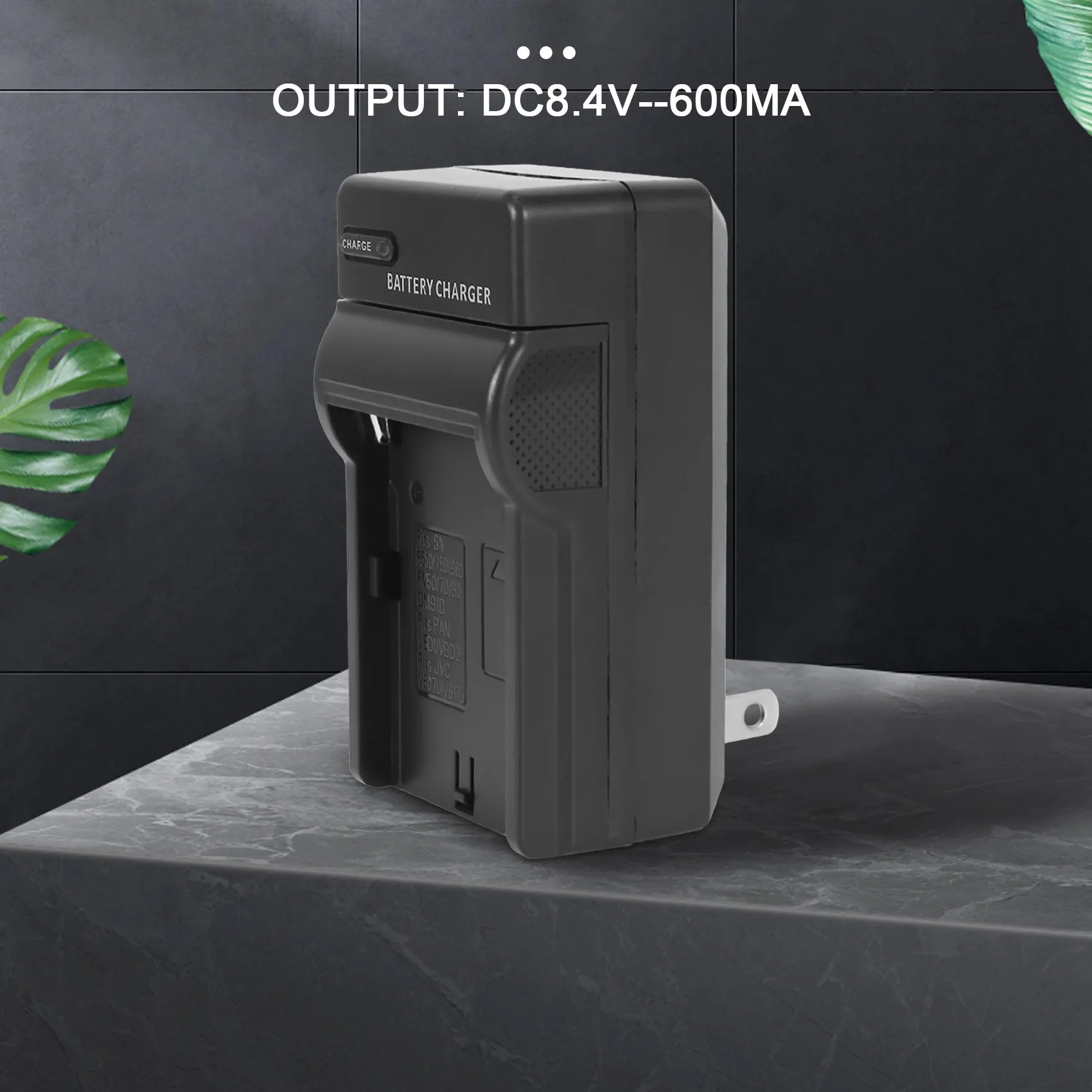 Carregador de bateria SMIEA NP-F550 para Sony NP-FM50, FM70, FM90, FM30, FM500H, FM51 (plug US)