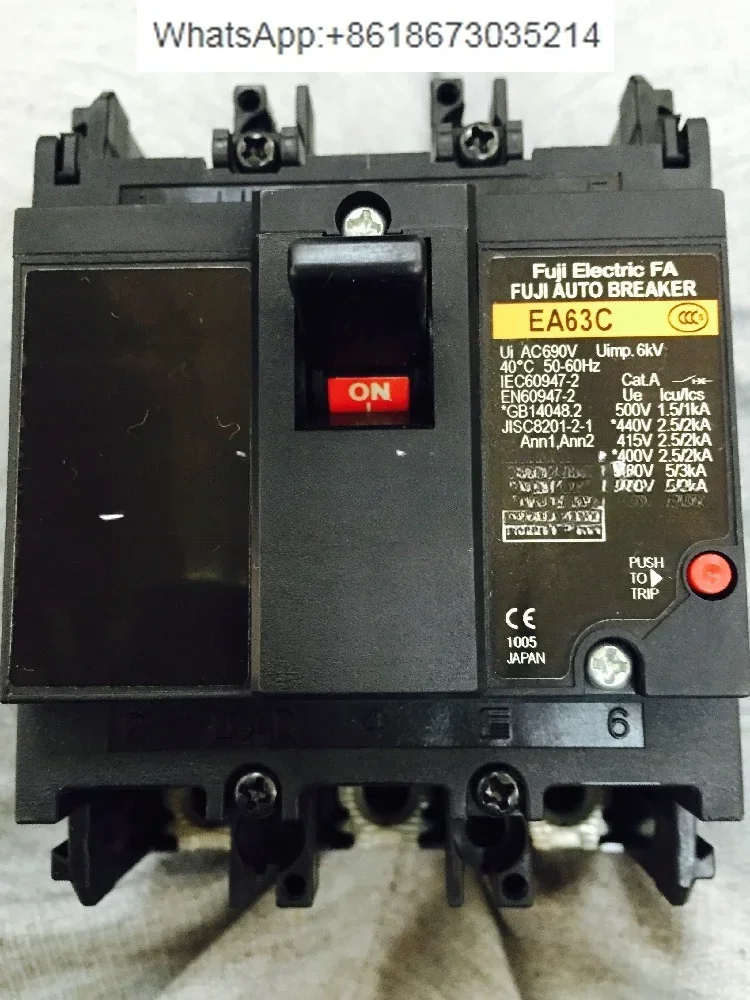 air switch molded case circuit breaker EA63C 3P 60A