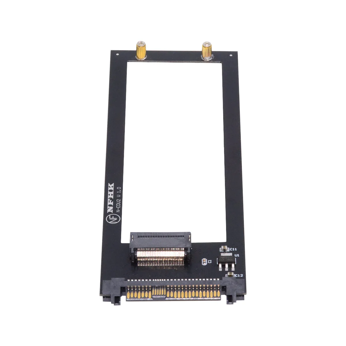 JavicTech  NVMe EDSFF GEN-Z E1.S SSD to U.2 SFF-8639 Host Adapter for 9.5mm/15mm/25mm EDSFF 1U Short SSD