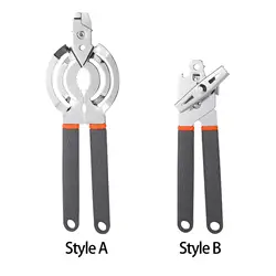 Manual Can Opener Remover Multipurpose Bottle Opener Lid Remover for Travel Household Bars Restaurants Camping