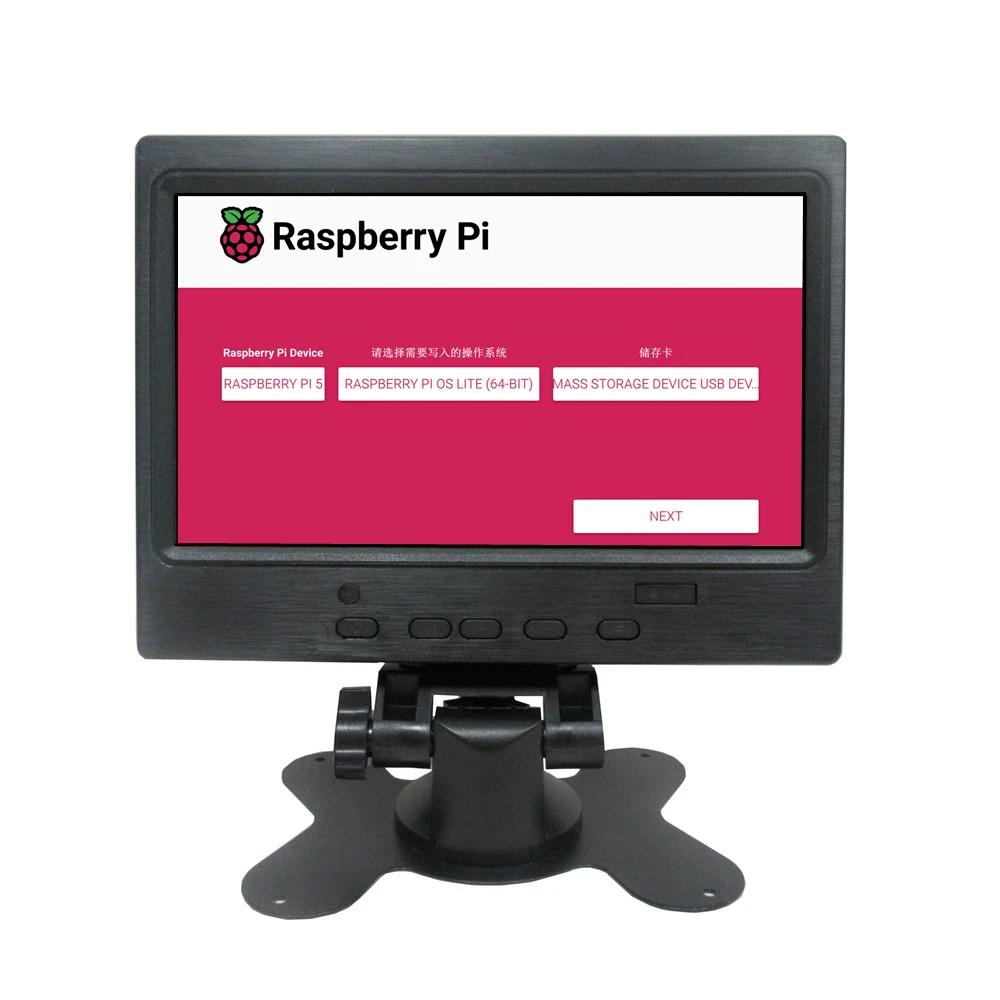 

7-inch 1024x600 high-definition HDMI monitor for Raspberry Pi Banana Pi laptop portable LCD display secondary screen monitor
