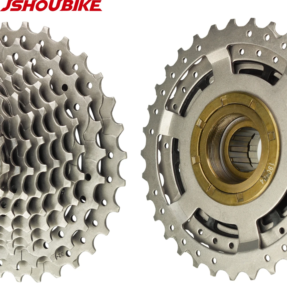 JSHOU BIKE Bicycle Freewheel modified threaded flywheel 7/8/9/10 speed 28T 32T Ultralight high density Mountain bike Freewheel