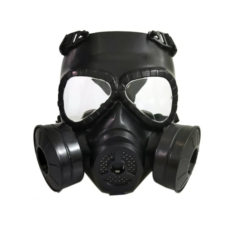 M04 Simulation Gas Mask Real Life Field Equipment No Gas Dual Fan Tactical Mask Model