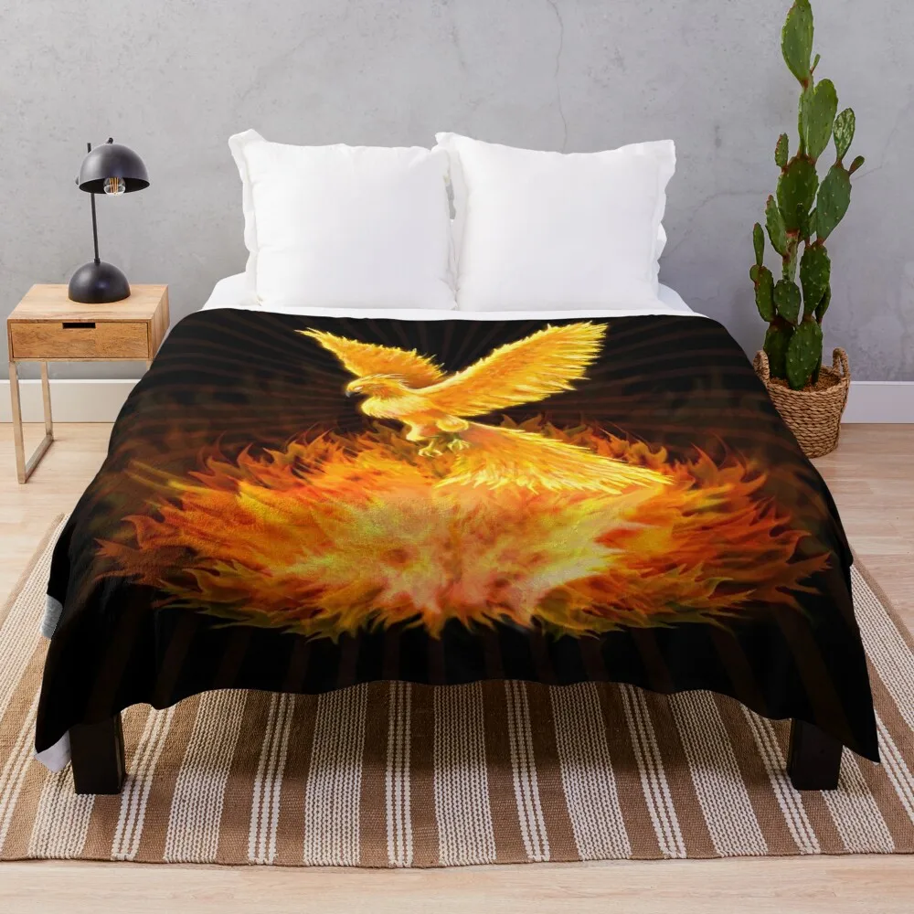 

Phoenix Rising Throw Blanket blankets for sofa fur blanket soft bed blankets