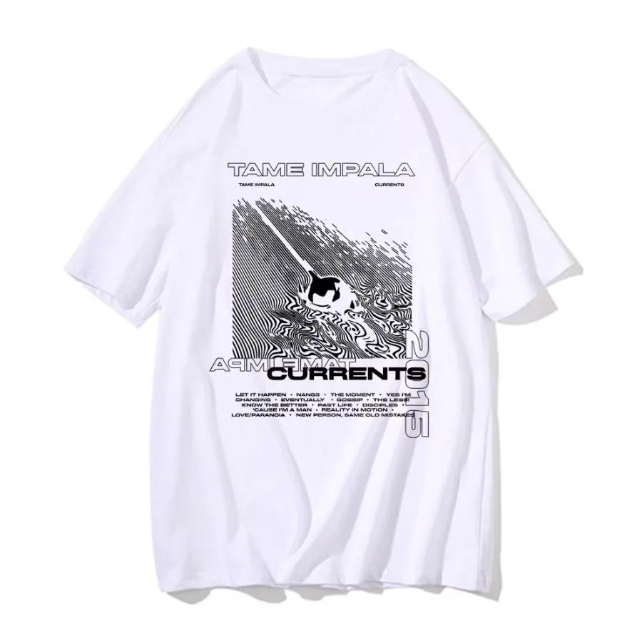 

Impala Currency Graphic Print Men's Casual Hip Hop Plus Size T-Shirt 2025 New Cotton Breathable