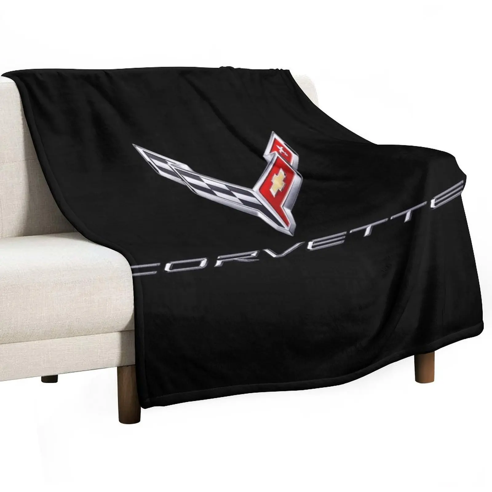 

best of corvette hi logo Throw Blanket for babies Loose Quilt Retros Blankets