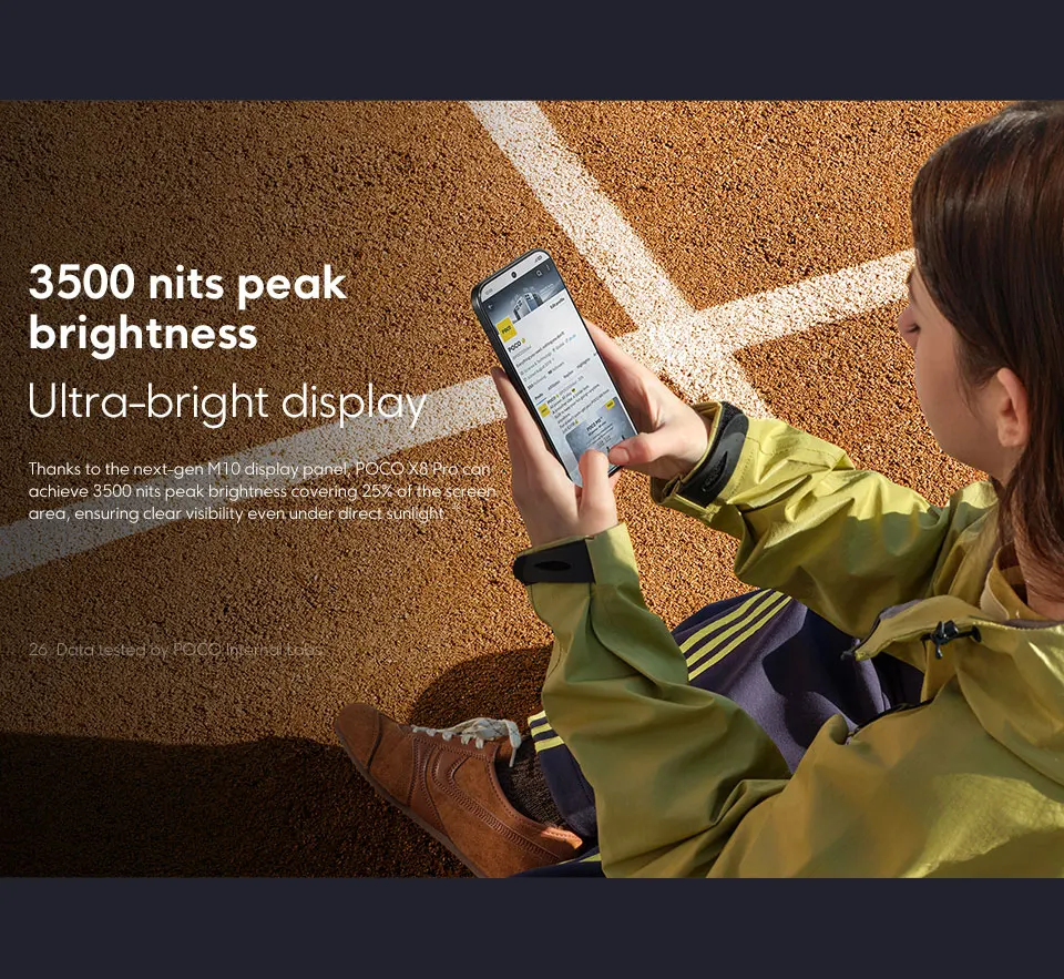 POCO X8 Pro 5G Smartphone Global Version Dimensity 8500-Ultra 6500mAh battery 6.59" 1.5K 120Hz AMOLED display 100W Charging NFC