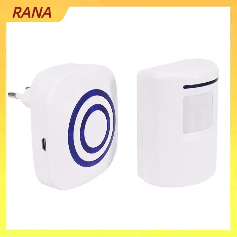 

RANA Door Chime,Wireless Business Door Motion Sensor Detector Smart Visitor Doorbell Home Security Driveway Alarm With 1 Plug-In