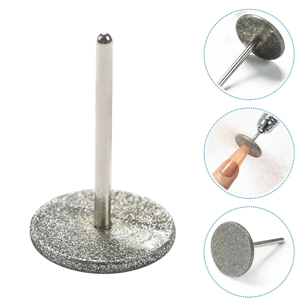 Manicure Polishing and Drill Bits Nail Tile Cutting Wheel Grinding for Nails Stainless Steel Flat Concrete Cuticle