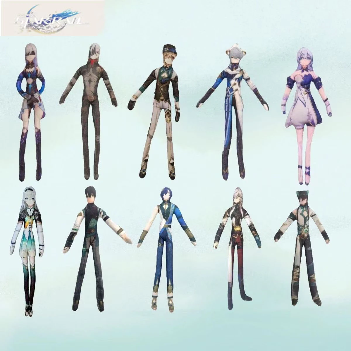 

Game Honkai: Star Rail Aventurine Argenti DanHeng Cosplay Doll Toys Plush Stuffed Flexible Iron Wire Abstract Figure Dolls Gifts