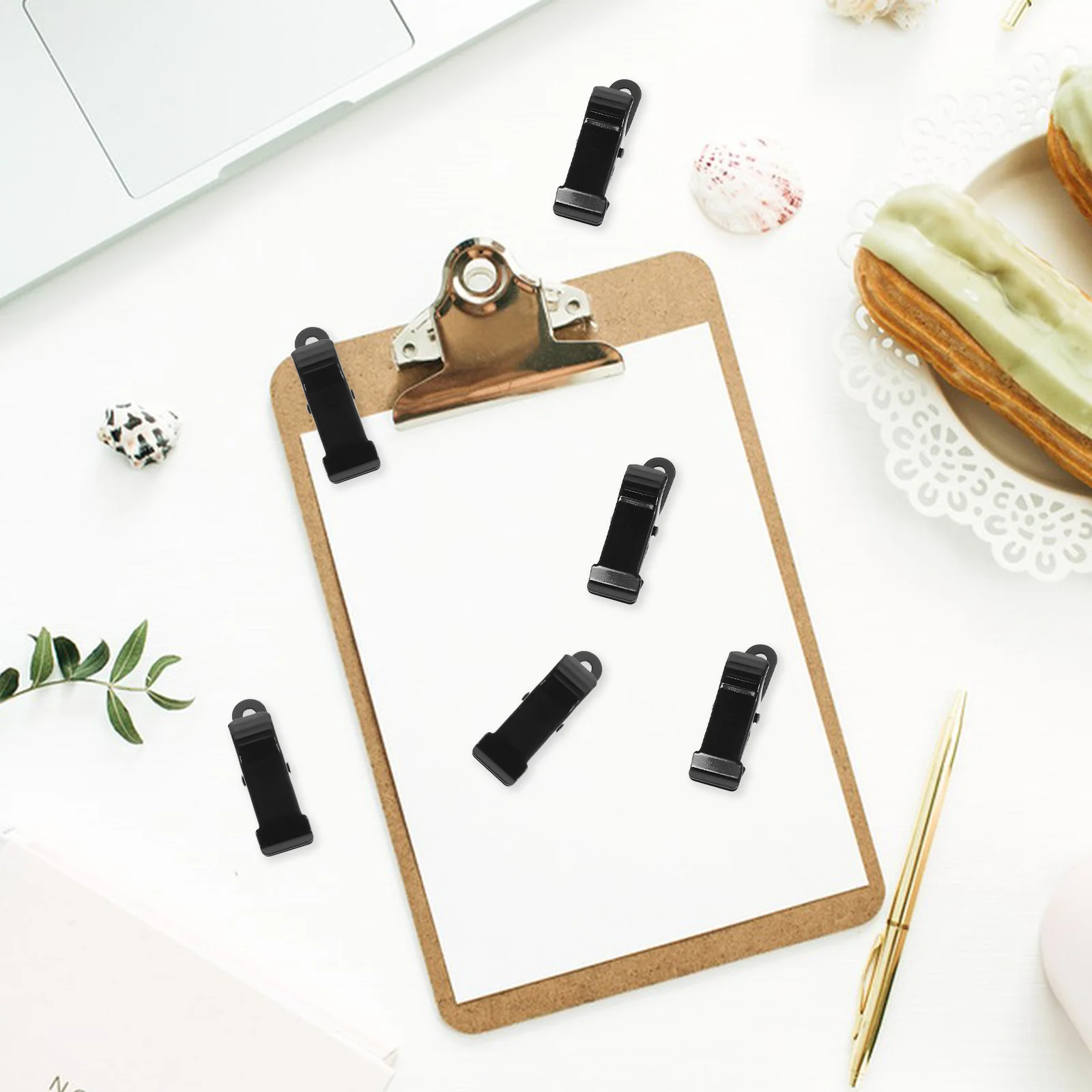 12pcs Mini Small Metal For Paper Tiny Crafts Diy Alligator Clips File Photo Holder Small Craft Clips Organizers