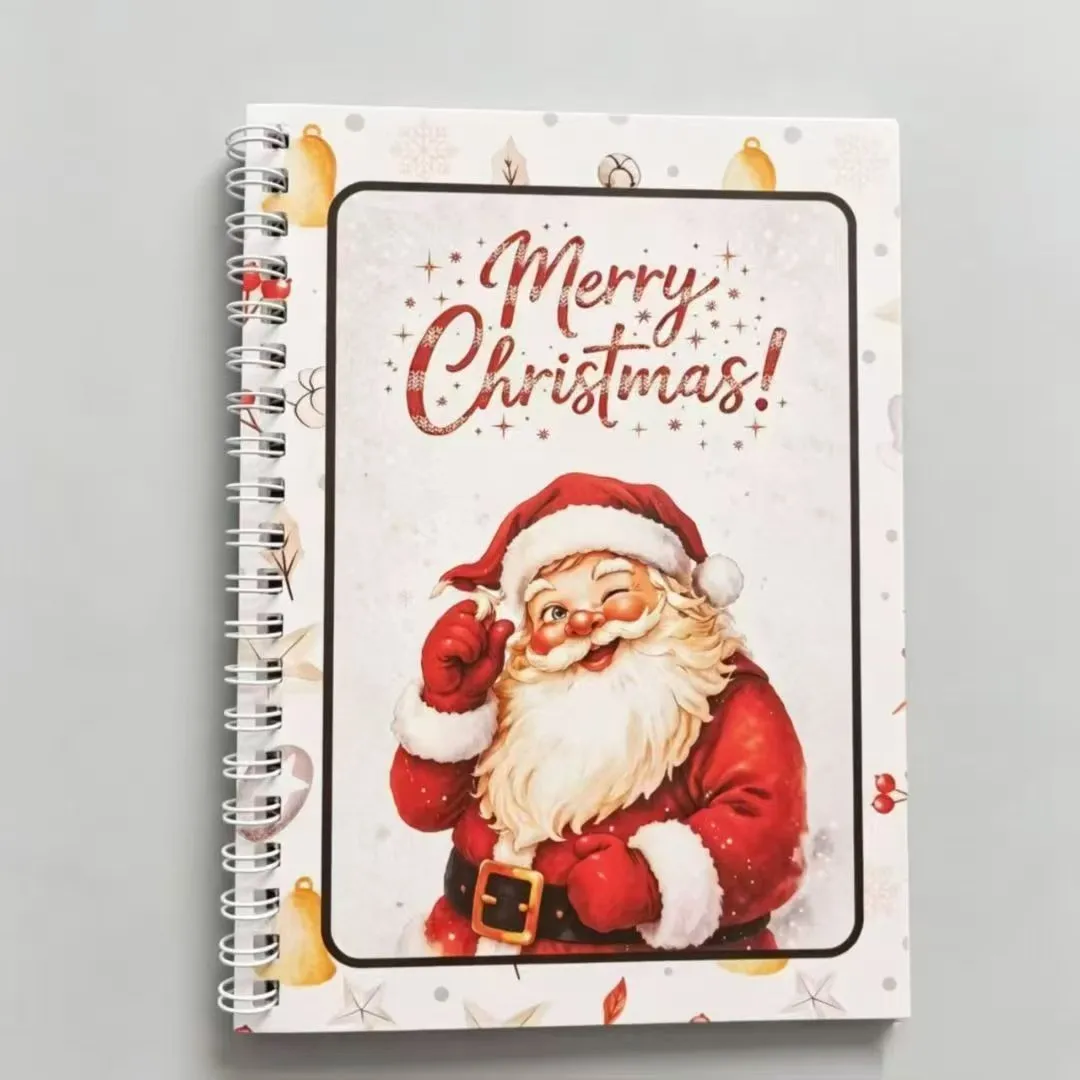 Spiralgebundenes Weihnachts-Geschenkkartenbuch Festliche Weihnachtsgeschenke für Teenager Grußkarten-Organizer Grußkartenhalter