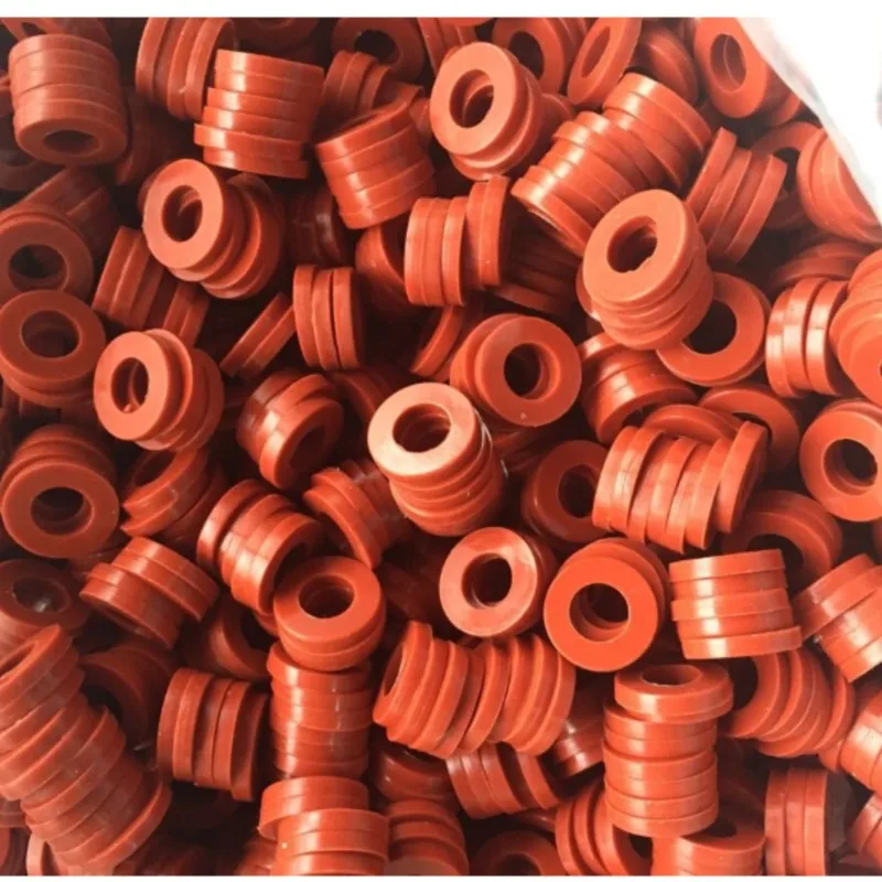 100pcs bellows sealing ring 4 minutes/6 minutes/1 inch water inlet hose silicone gasket non-toxic
