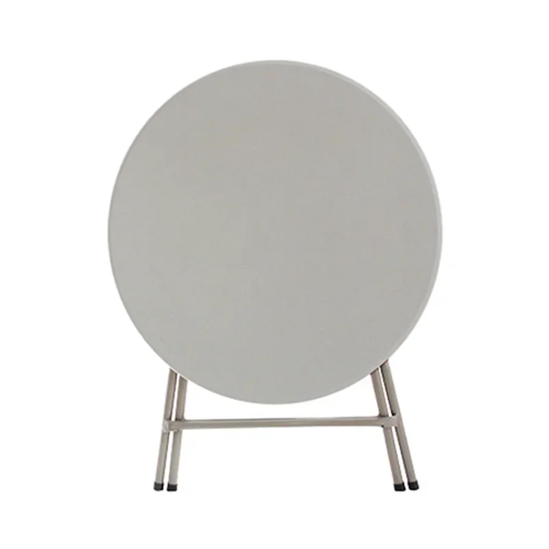 Folding Small Round Table Outdoor 110cm High  Round Bar  80 Diameter Hollow Blow-molded Plastic Round   Muebles