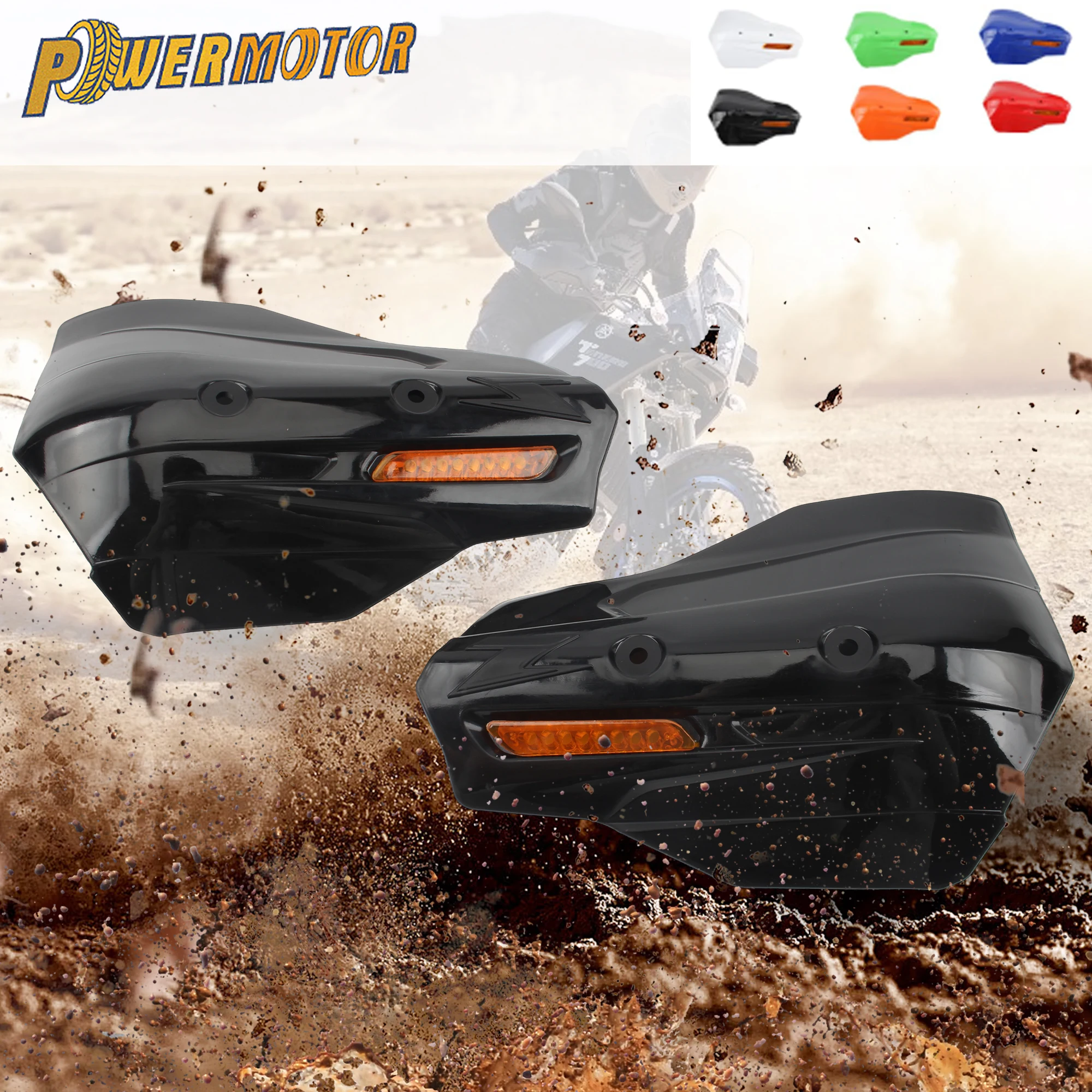 

Motorcycle Handguard with Mini Lamp Racing Cover for ZETA XC-PRO KTM Honda ATV DirtBike Motocross Supermoto Hand Protector Parts