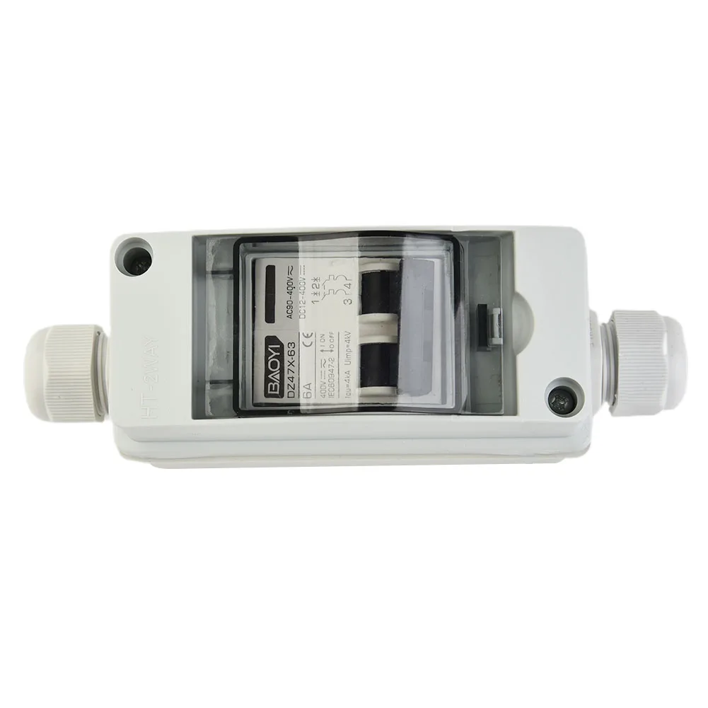 Combiner Box Convenient AC400V Circuit Breaker with Overload Short Circuit Protection for Solar Photovoltaic Cell Combiner
