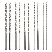 10Pcs 15cm Extra Long HSS High-Speed Steel Drill Bit Set Straight Shank Auger Bits Rotary Tools 2mm 3mm 3.5mm 4mm 5mm