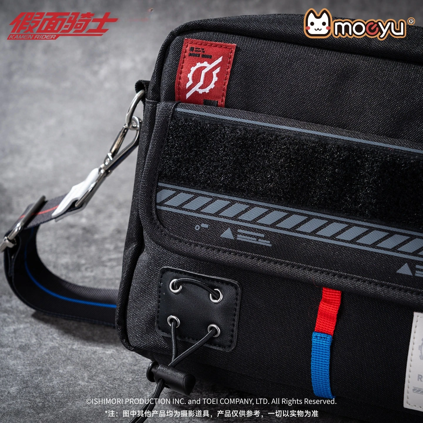 26x19cm Original Kamen Rider Rabbit Tank Form Crossbody Oxford Bolsa de Ombro