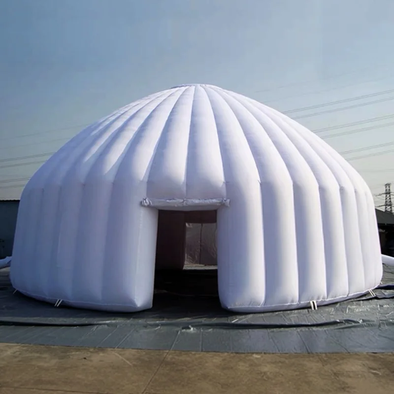 

Hot sale! Factory Professional Supplier Mongolian Inflatable Camping Tent PVC Tarpaulin Dome Yurt Air Tent for Sale
