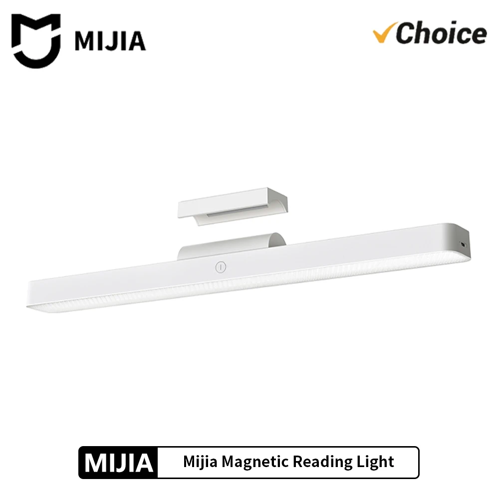 

New MIJIA Magnetic Reading Lamp 36cm Extended Lamp Head Ra90 2000mah Uniform Light Adjustable Lamp Head Three Gears 150lm
